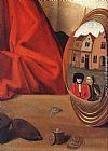 Petrus Christus Canvas Paintings - St Eligius in His Workshop (detail)